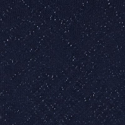 Mens Lambswool Mix Nep 1/4 Zip - Indigo