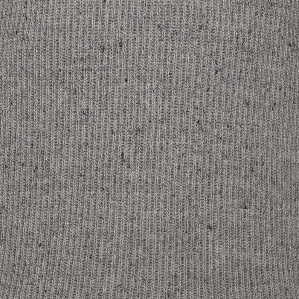 Mens Ribbed Crew Neck Jumper - Mink