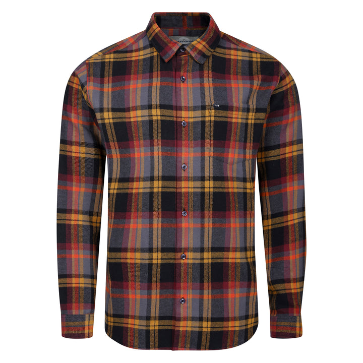 Mens Long Sleeve Multi Check Shirt