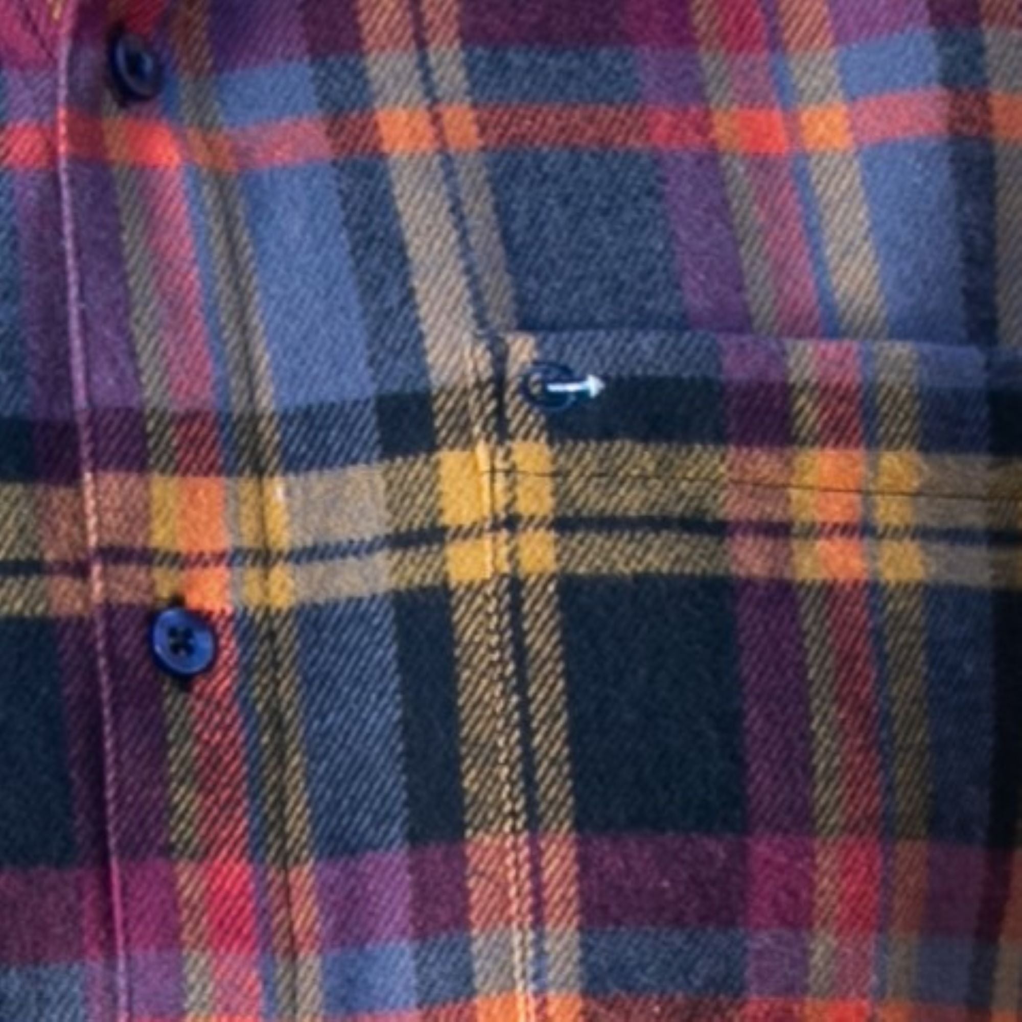 Mens Long Sleeve Multi Check Shirt