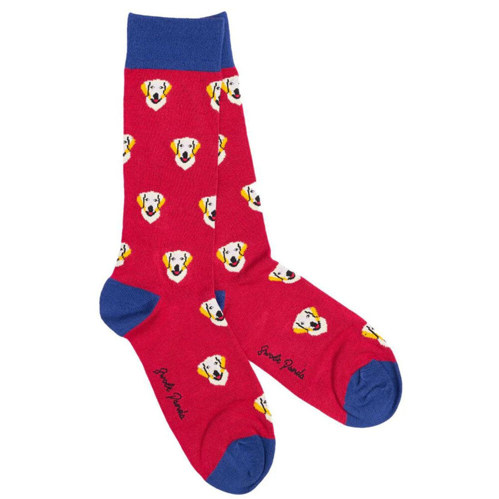 Swole Panda Bamboo Golden Retriever Socks