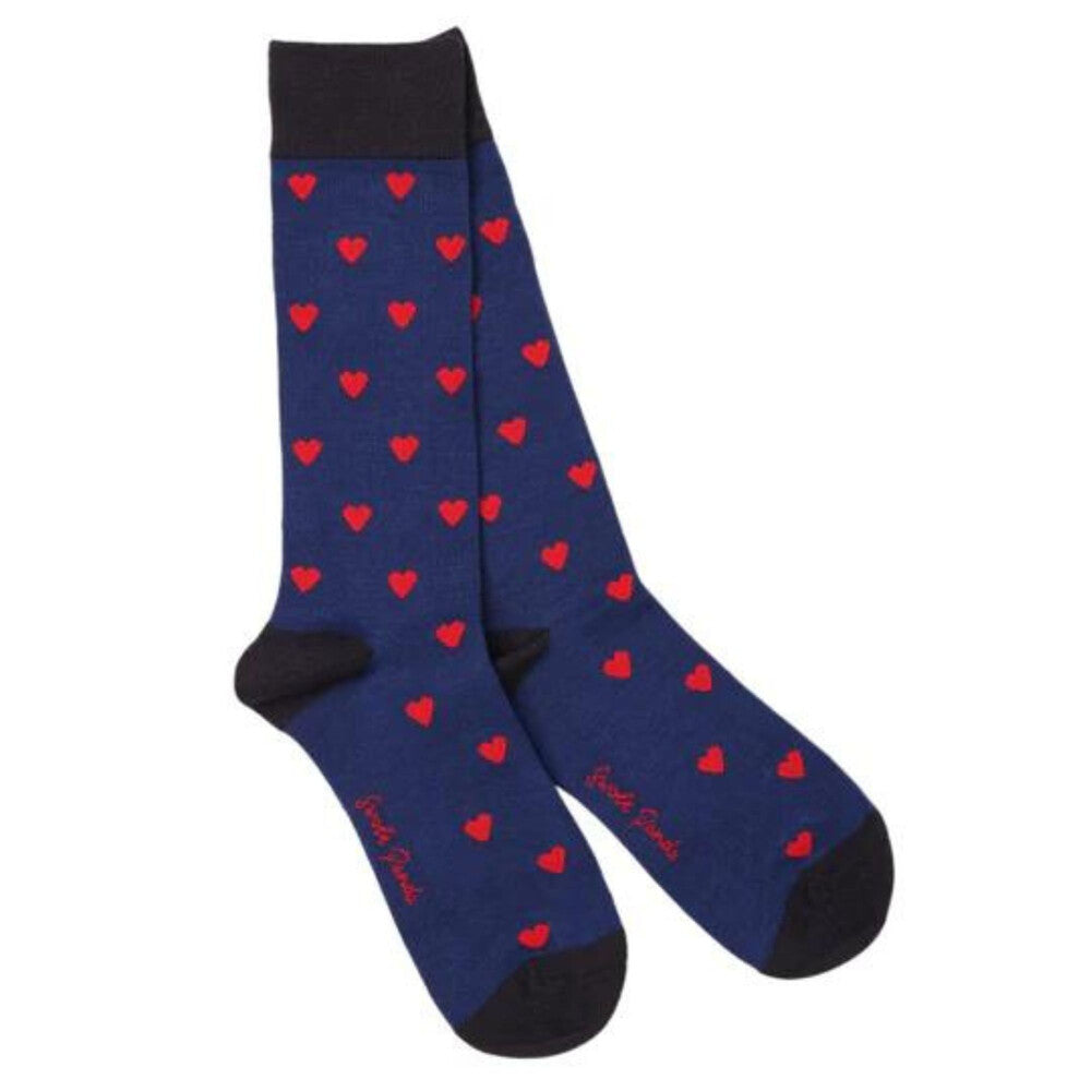 Swole Panda Bamboo Socks - Heart