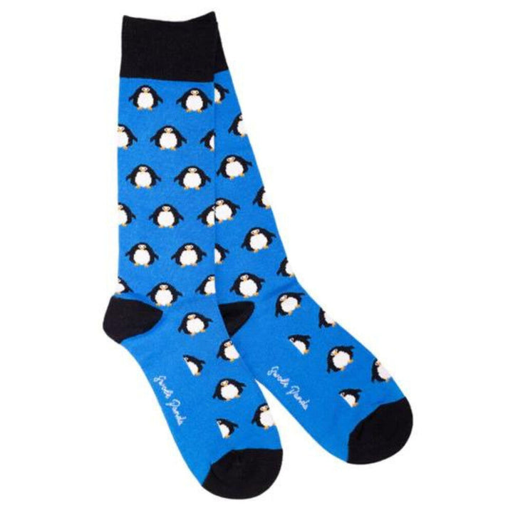 Swole Panda Bamboo Socks - Penguin