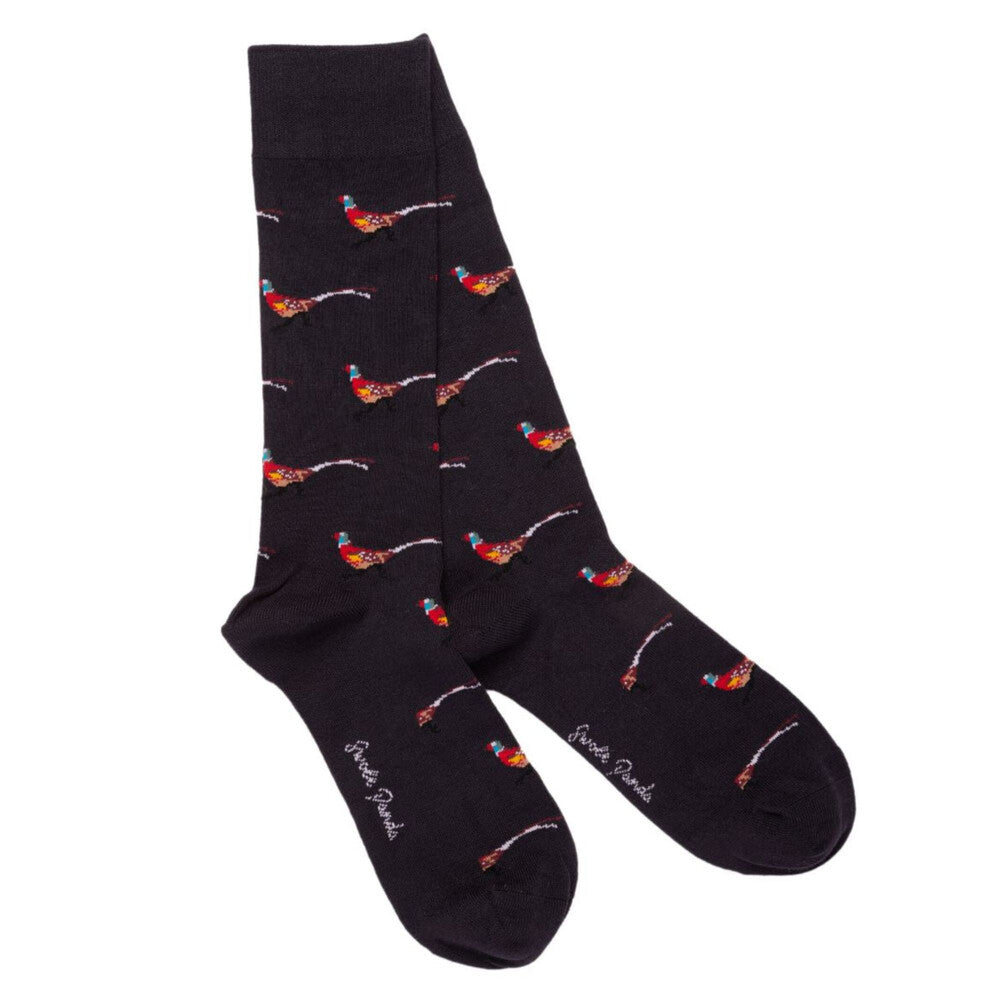Swole Panda Bamboo Socks - Pheasant