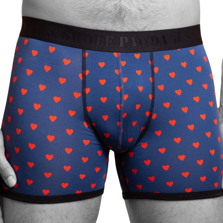 Swole Panda Hearts Bamboo Boxers