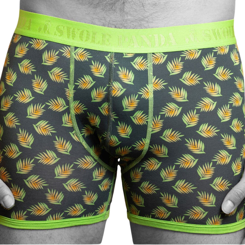 Swole Panda Leaves Bamboo Boxers