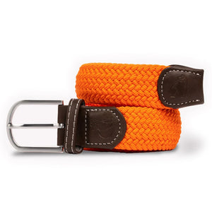 Swole Panda Woven Belt - Tangerine Orange